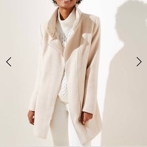 Loft Herringbone Moto Coat